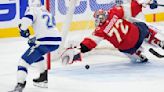 Bobrovsky makes incredible save during Panthers-Lightning playoff game