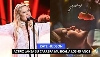 Kate Hudson deja su faceta de actriz y se lanza como cantante a los 45 años