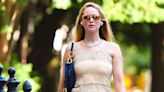 Jennifer Lawrence Is Beating the Heat Wave in a Breezy Beige Crochet Dress