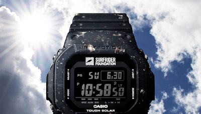 G-SHOCK與衝浪者基金會推出聯乘手錶