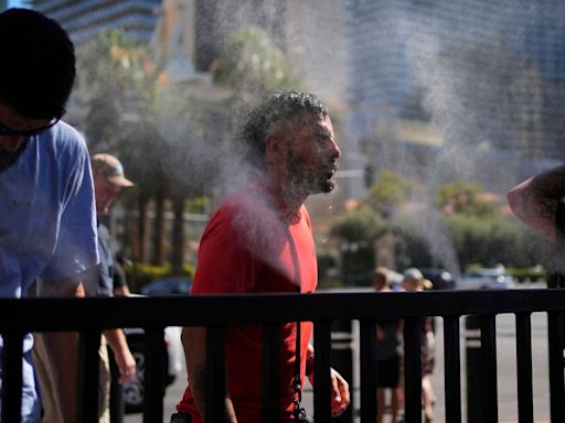 Las Vegas hits all-time temperature record - as motorcyclist dies from 'heat exposure' in Death Valley