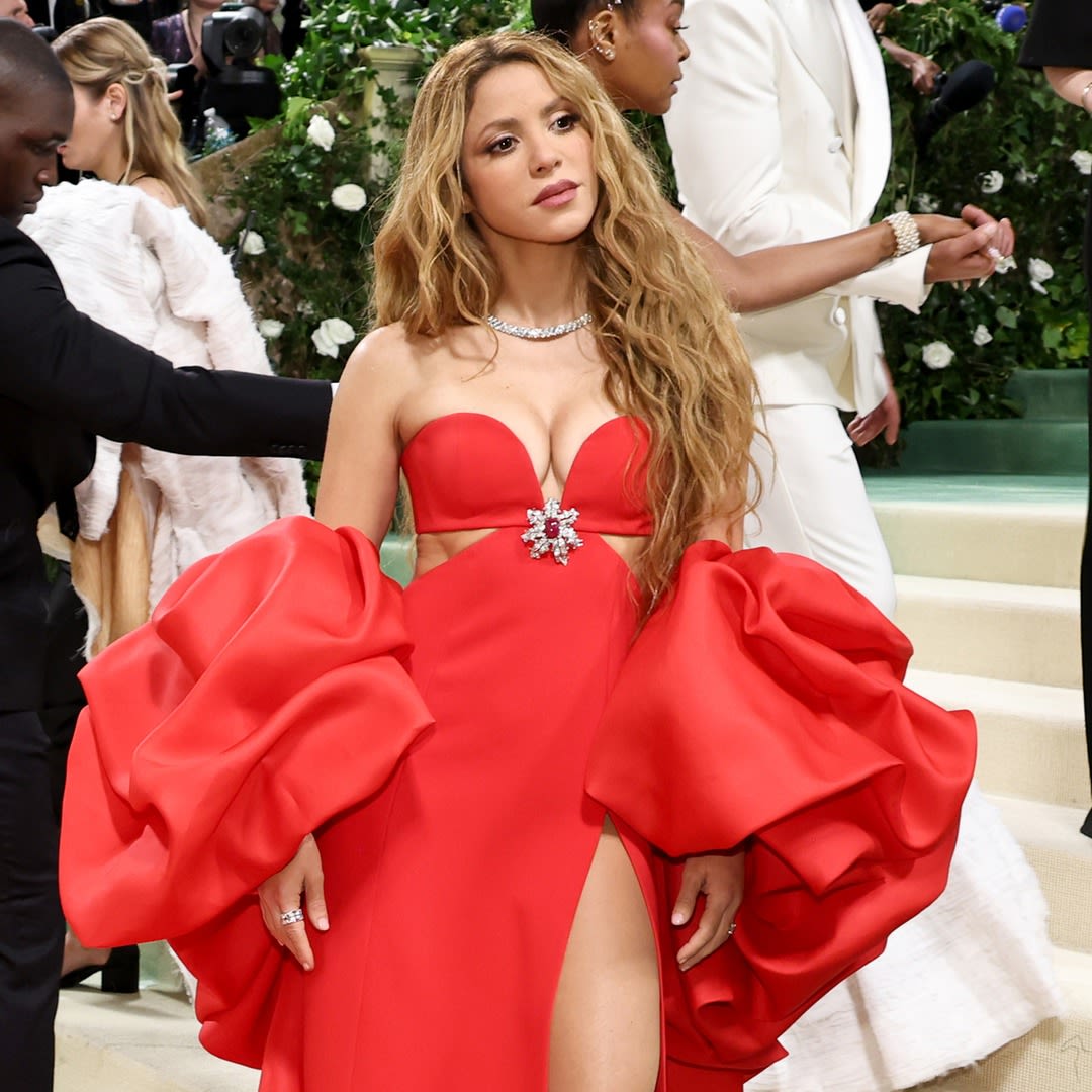 Shakira Makes Her Met Gala 2024 Debut in Red-Hot Look - E! Online