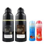 【KAFEN卡氛】4入組 何首烏染髮膏Plus+ 升級版 400ml 贈 KAFEN衣物香香粒420g*2瓶(隨機)