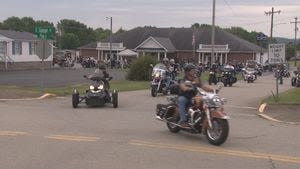 Memorial ride honors Morgantown police officer who died in off-duty crash