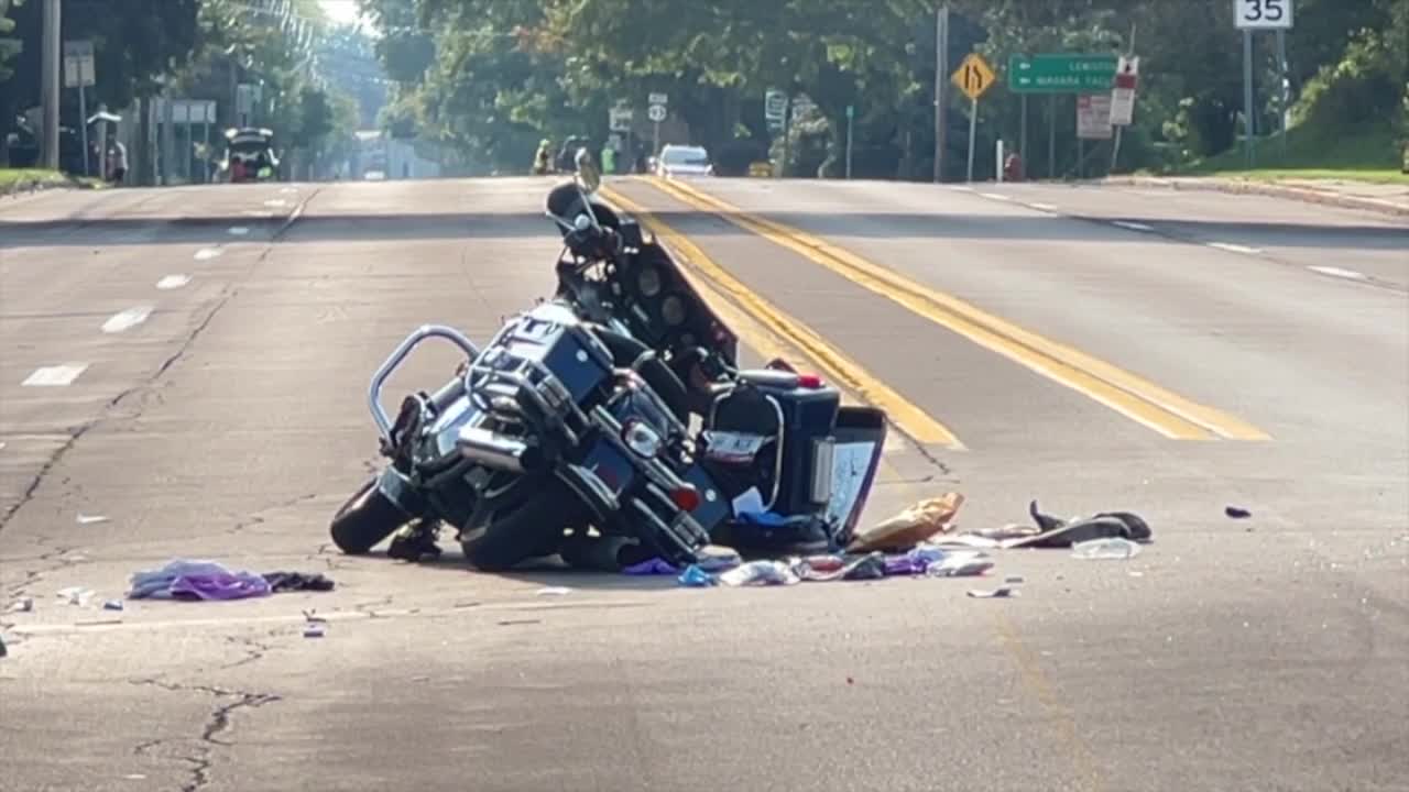 New York State trooper in critical condition following motorcycle accident in Niagara County