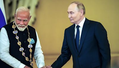 Putin hosts India's prime minister to deepen ties, but Ukraine looms over their relationship