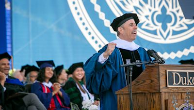 Jerry Seinfeld's wife blasts Duke students who protested 'Jewish commencement speaker'