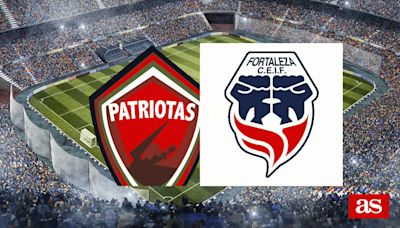 Patriotas vs Fortaleza: estadísticas previas y datos en directo | Liga BetPlay II 2024
