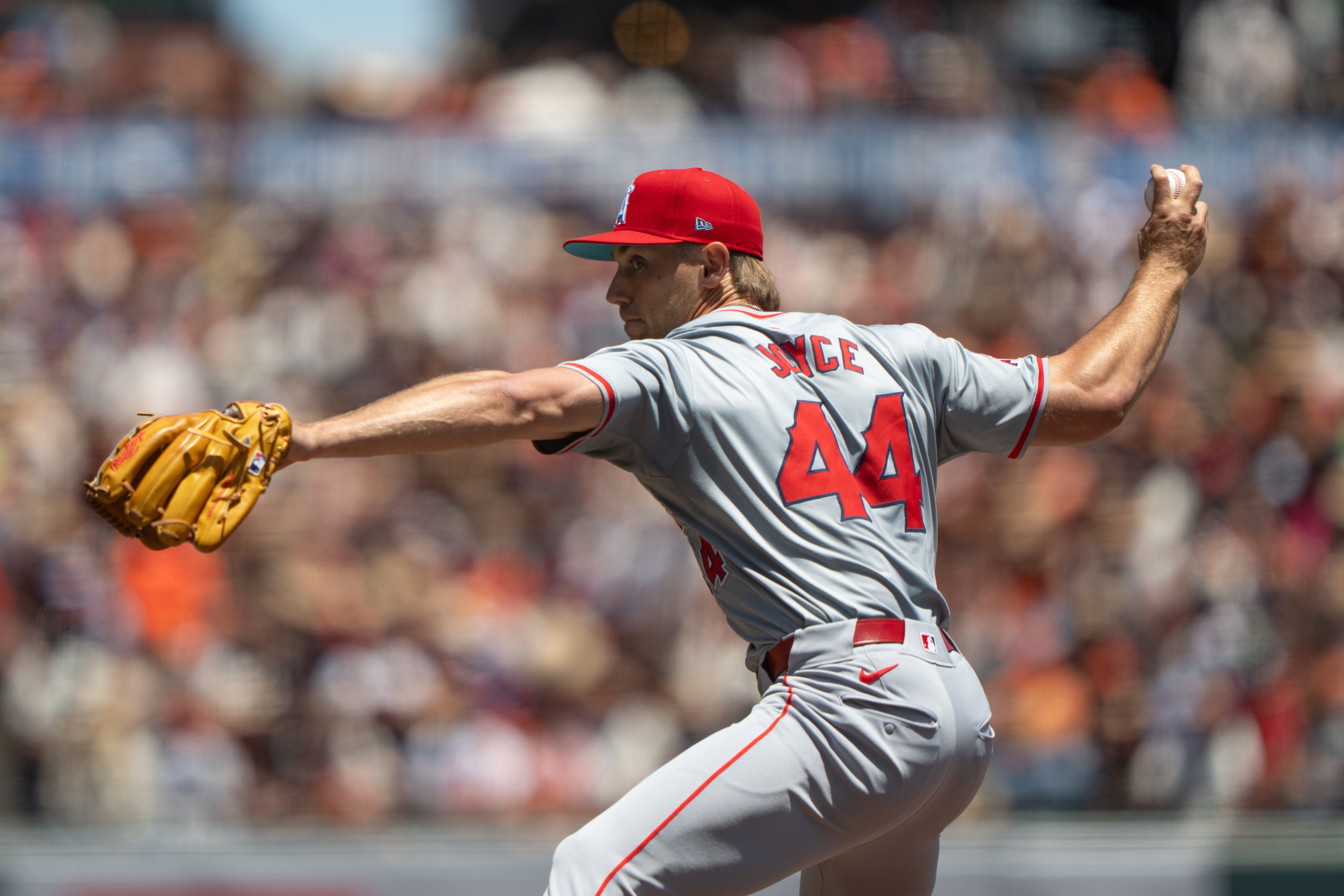 Angels pitcher Ben Joyce throws fastest pitch of 2024 MLB season at 104.5 mph