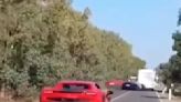 Dos personas murieron al chocar su Ferrari contra un Lamborghini y una casa rodante en Cerdeña