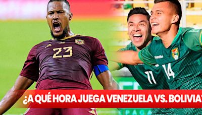 ¿A qué hora juega Venezuela vs. Bolivia por las Eliminatorias 2026? Conoce AQUÍ todos los horarios