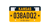 Kansas has a new standard license plate design. Here's what it is, and who gets it first