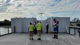 Police and coastguard called after 40 people spotted walking on closed pier