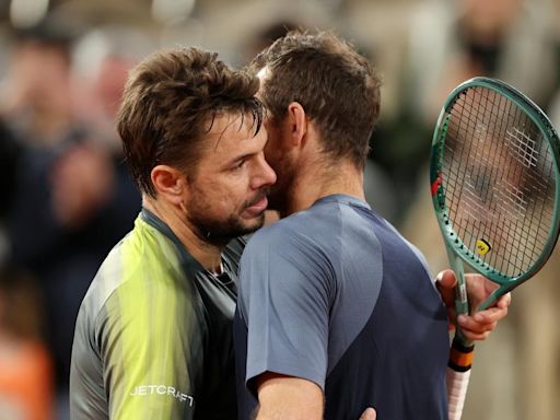 Wawrinka se lleva el duelo de veteranos en la primera ronda de Roland Garros
