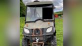 Police appeal for help in tracing this stolen farm vehicle and thieves