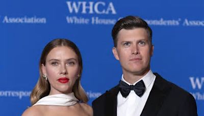 Colin Jost pokes fun at his relationship with wife Scarlett Johansson in White House Correspondents’ Dinner speech