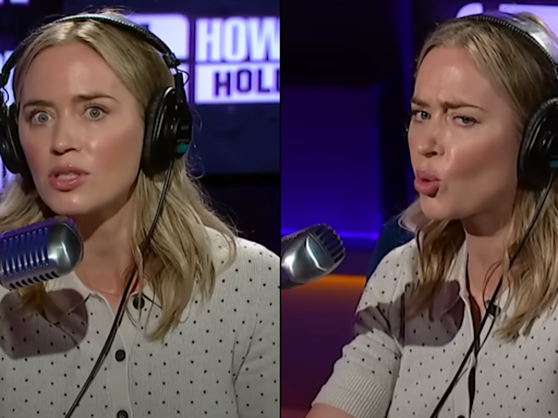 Emily Blunt said she 'absolutely' wanted to throw up after kissing co-star during filming