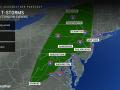 Locally severe storms to rattle part of Northeast Tuesday