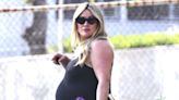 Pregnant Hilary Duff Spotted Showing Off Her Baby Bump as Due Date Draws Near