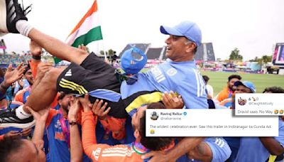 “Next Week I Will Be Unemployed” Rahul Dravid’s Cheeky Jibe After T20I World Cup Win Humors Netizens