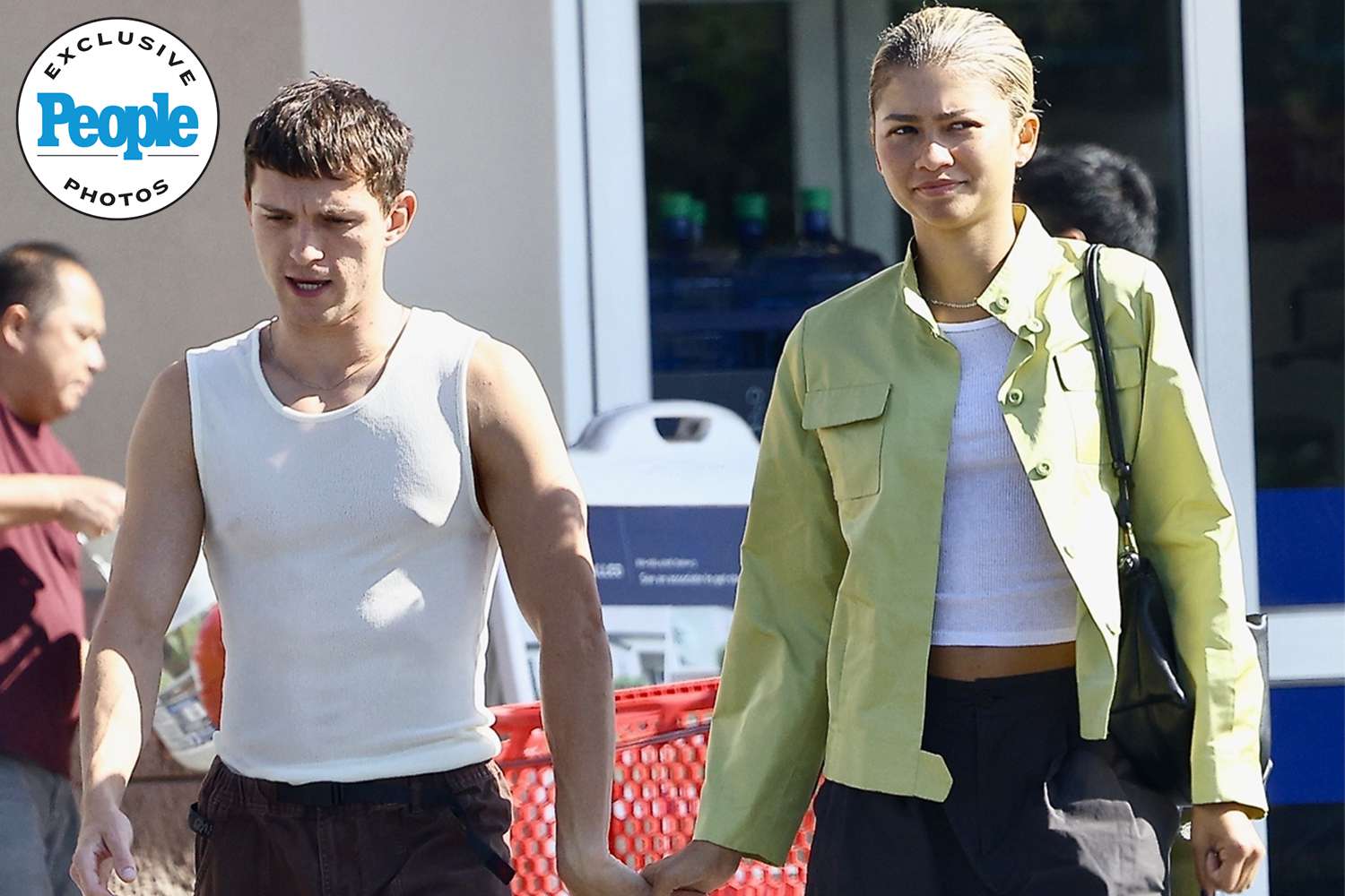 Zendaya and Tom Holland Rock Matching White Tanks Tops for Low-Key Day Date — See the Twinning Photos! (Exclusive)