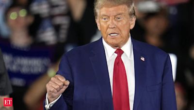 Donald Trump lists his grievances in a Wisconsin speech intended to link Harris to illegal immigration