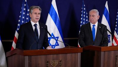 Netanyahu says he pressed Blinken on US withholding weapons to Israel