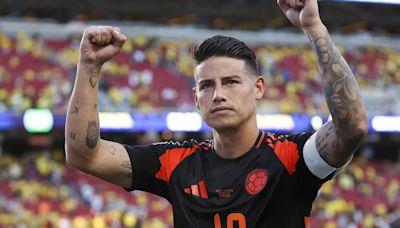 Tres colombianos en el equipo ideal y James el mejor jugador de los cuartos de final