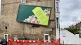 Waitrose’s wonky advert fenced off by overzealous council over ‘public safety’