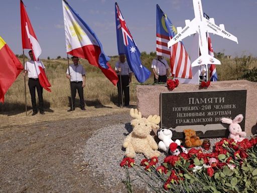 MH17 victims honoured at Ukraine crash site memorial 10 years on as Moscow denies responsibility