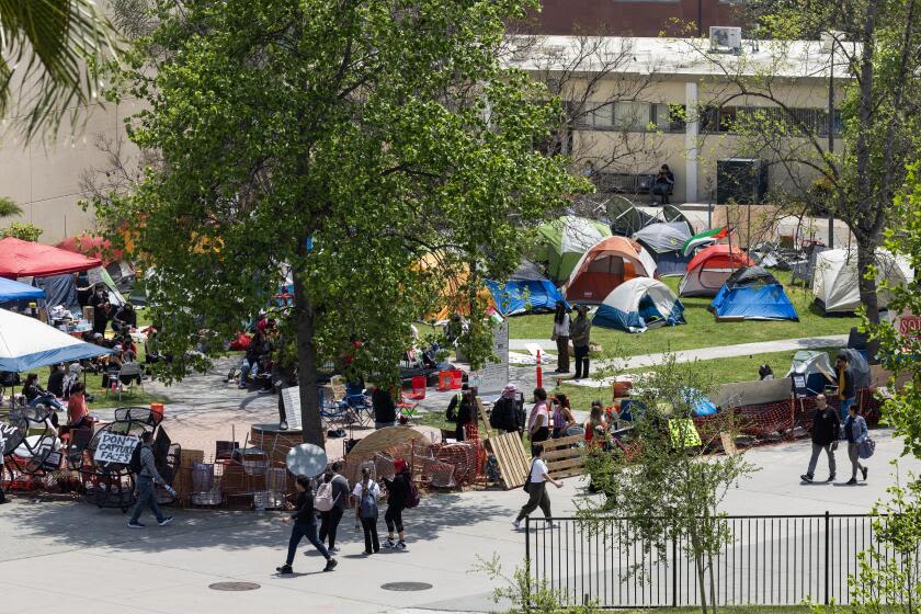 Encampments spread across California universities. Are they living on borrowed time?