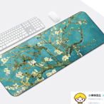 滑鼠墊 游戲超大滑鼠墊鎖邊中國風加厚可愛蘭亭序勵志筆電電腦辦公桌墊