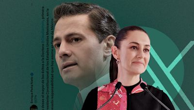 Enrique Peña Nieto reaparece en redes sociales; envía mensaje a Claudia Sheinbaum: “Le deseo el mayor de los éxitos”