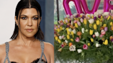 Kourtney Kardashian responds to criticism over floral displays for her birthday