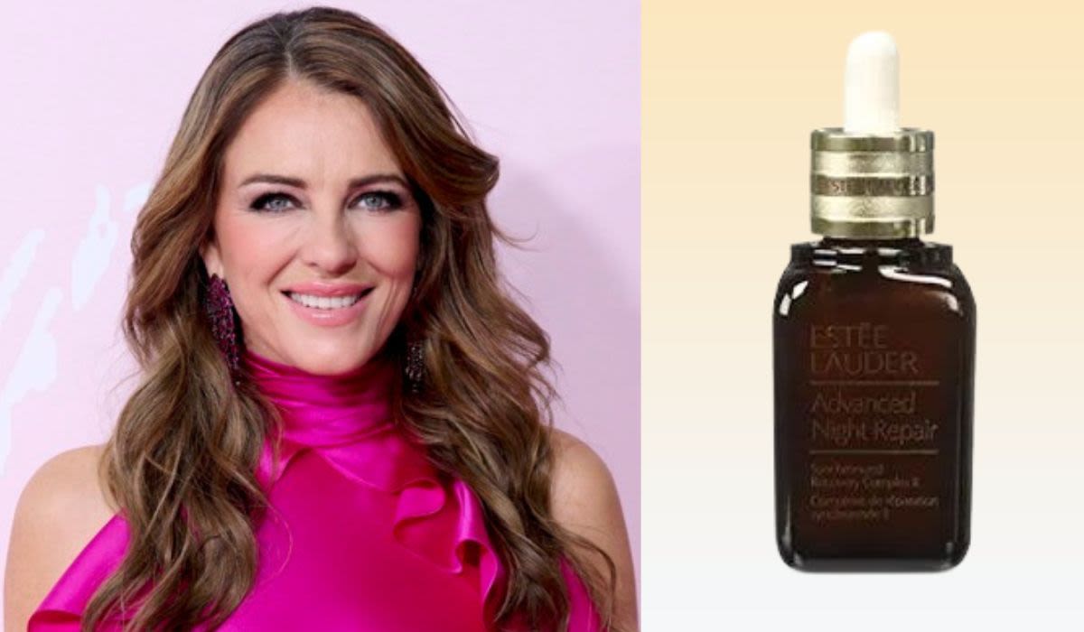 Elizabeth Hurley, 59, uses this Estée Lauder serum daily — it's nearly 50% off