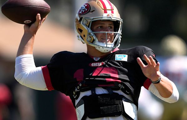 What does 49ers QB Brock Purdy have to prove in training camp?