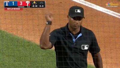 Umpire Drops F-Bomb on Hot Mic After Replay Review