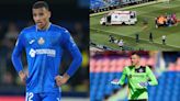 Ambulance called onto pitch in Mason Greenwood’s last game for Getafe as Man Utd loanee's team-mate 'loses consciousness for several minutes' after collision | Goal.com United Arab Emirates