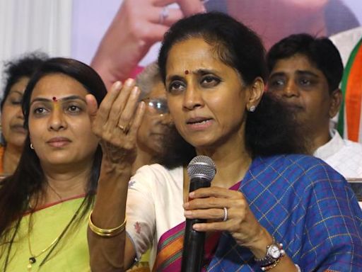 Supriya Sule claims Shinde govt. compromised Maharashtra’s economy