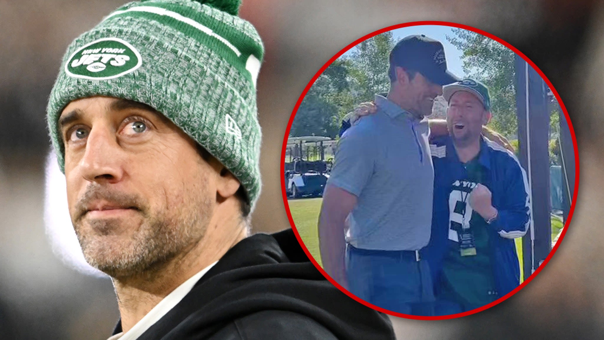 Aaron Rodgers Comforts Sobbing Jets Fan Who Was Pleading For Super Bowl