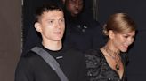 Tom Holland supported by Zendaya at new West End show
