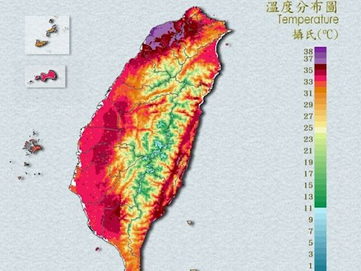 熱爆了！新北三峽飆40.1度高溫 氣象署發高溫警訊