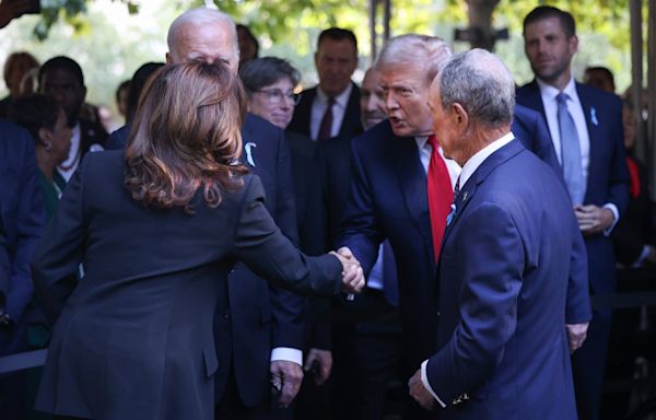 Trump and Harris shake hands at 9/11 ceremony the morning after bitter debate: 2024 Election live updates