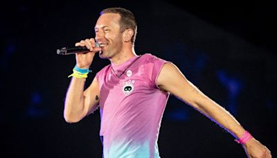 Chris Martin gave a Coldplay fan a lift to a music festival they were playing