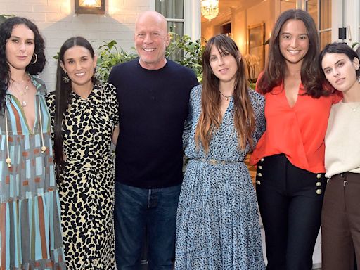 Demi Moore and Emma Heming Share Family Photos of Bruce Willis in Father's Day Tribute