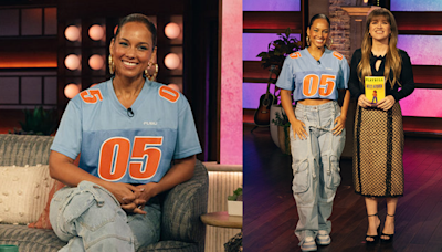 Alicia Keys Throws It Back to the ’90s in FUBU Cropped Jersey and Off-White Cargo Denim on ‘The Kelly Clarkson Show’