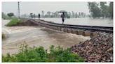 Akhilesh Yadav Mocks BJP As Railway Tracks Hang After Rail Bridge Gets Washed Away - Viral Video