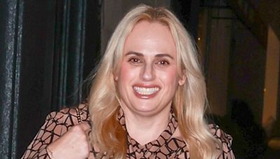Rebel Wilson displays 80-lb weight loss in tight leather pants in Los Angles