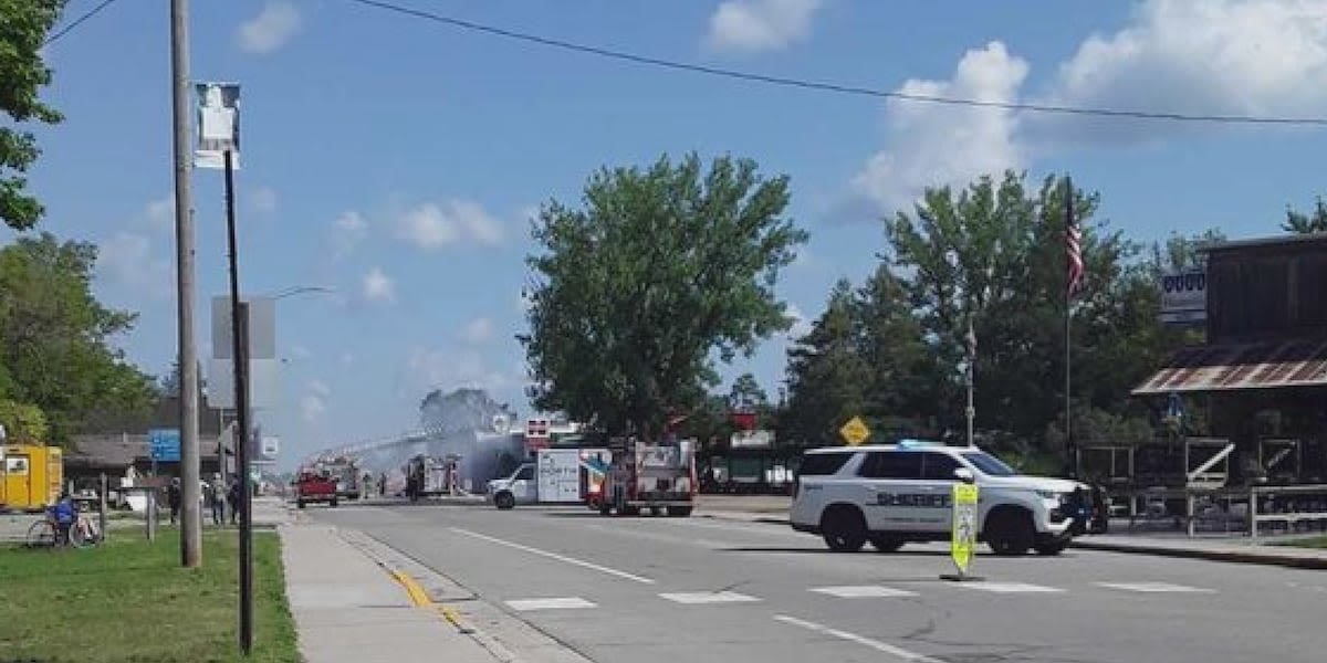 Nevis grocery store appears to be a total loss after fire