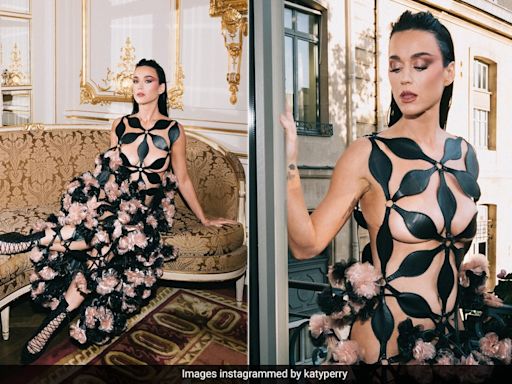 Katy Perry's Geometric Cutout Noir Kei Ninomiya Gown Was A Risque Stroke Of Bold Style